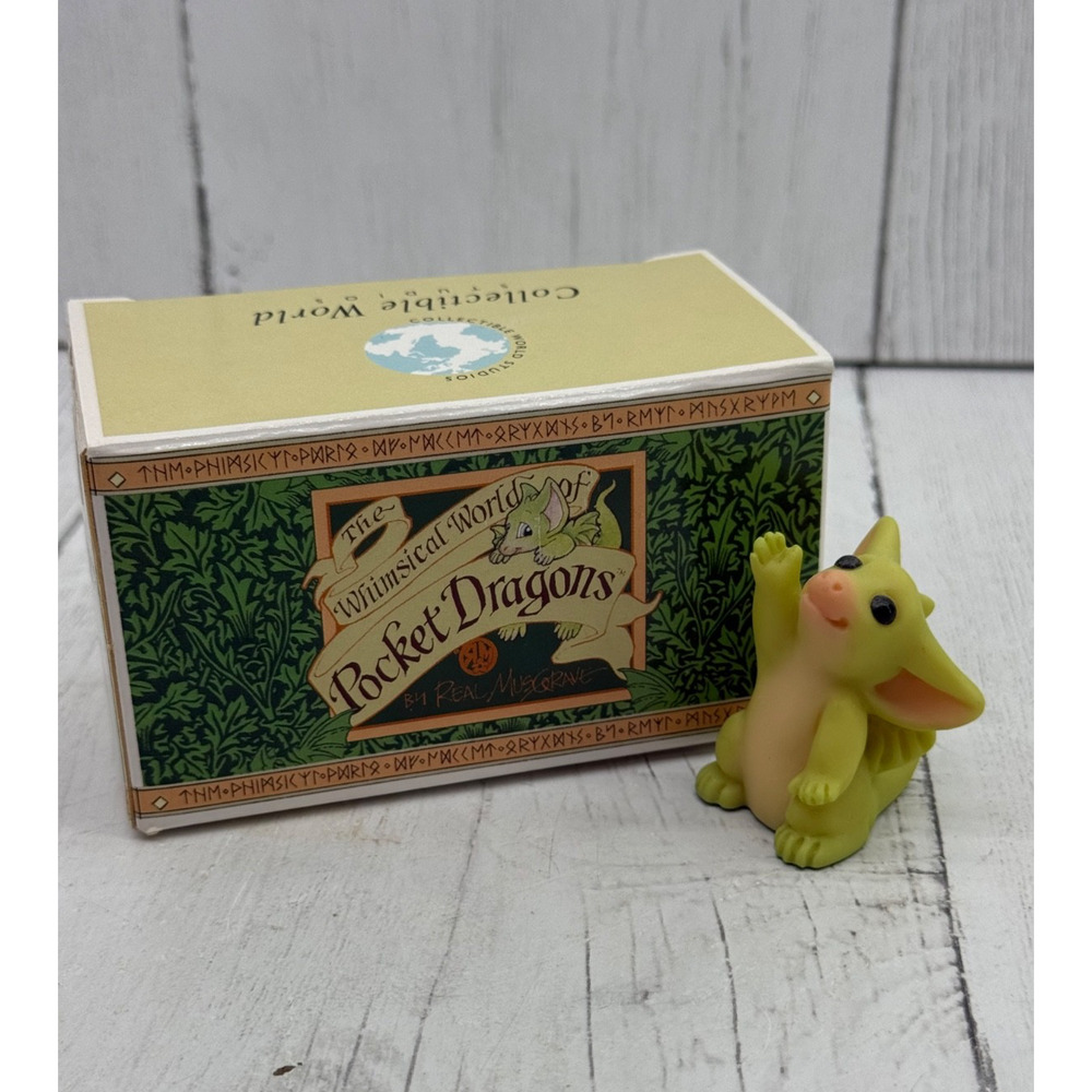 Pocket Dragons Shake Hands Figurine Box Whimsical Fantasy Real Musgrave